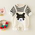 Autumn Men's Baby Jumpsuit Long Sleeve Cartoon Outer Wear Ha Coat Cotton Climbing Suit